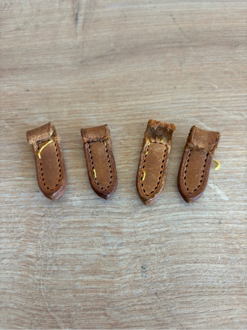 Authentic Louis Vuitton leather tab